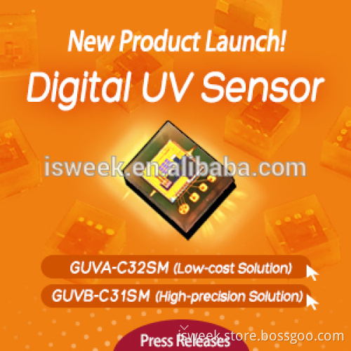 DIGITAL UV SENSOR FOR MOBILE, WEARABLE, AND IOT APPLICATIONS (GUVA-C32SM)